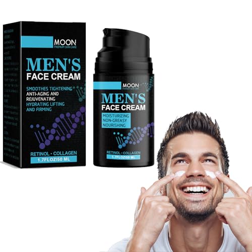 Nmbol Cream Moisturizing Feuchtigkeitscreme Gesicht Männer,Gesichtscreme mit Hyaluronsäure Gesichts Feuchtigkeitscreme Männer,Gesichtspflege gegen Falten Stärkt das Hautkollagen,Verbessert,50ml von Nmbol
