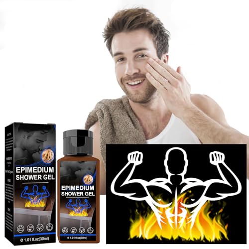 Nmbol Shower Männer Natural Body Wash,Exklusives Intim & Körper Duschgel für Männer,mit Epimedium Extrakten,Duschgel Reinigt Desodoriert,Men's Invigorating Epimedium Body Wash von Nmbol