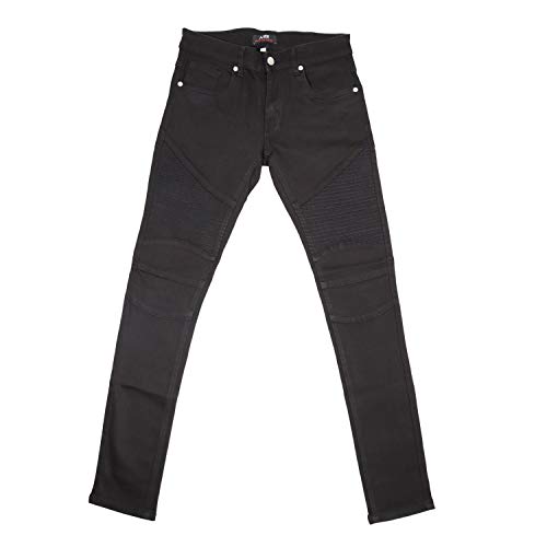 No Brands Required - Biker Jeans - Frauenhose schwarz, Größe: L von No Brands Required