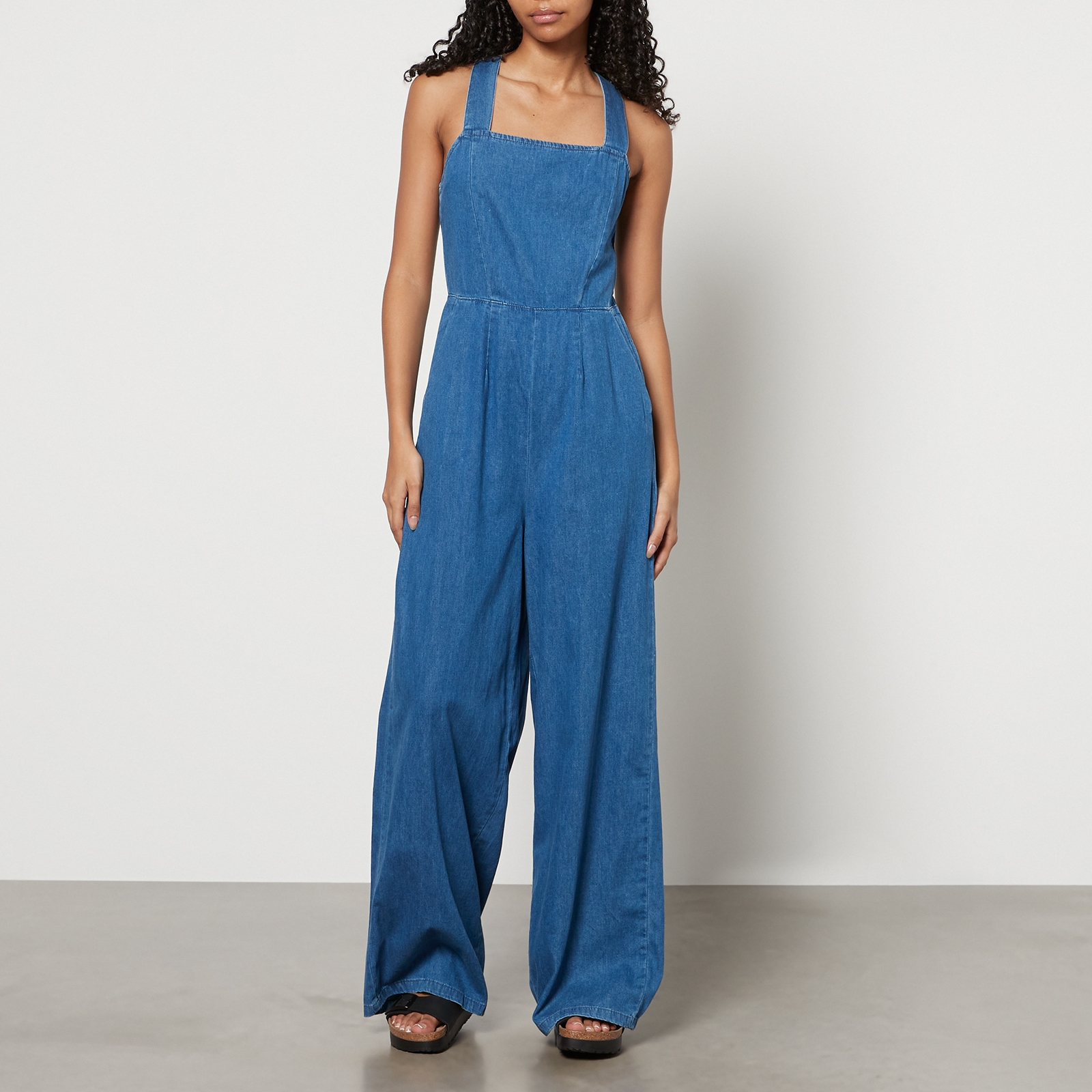 Nobody's Child x Happy Place by Ferne Denim Maisie Jumpsuit - UK 6 von Nobody's Child