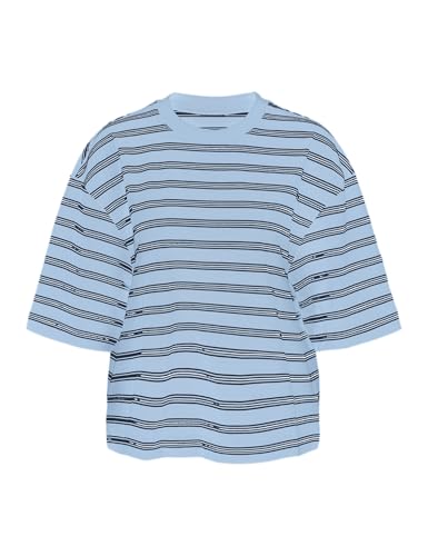 NOISY MAY Damen Nmember 2/4 Stripe Sweat Noos, Cerulean, L NOISY MAY Damen Nmember 2/4 Stripe Sweat Noos, Cerulean, L von Noisy may