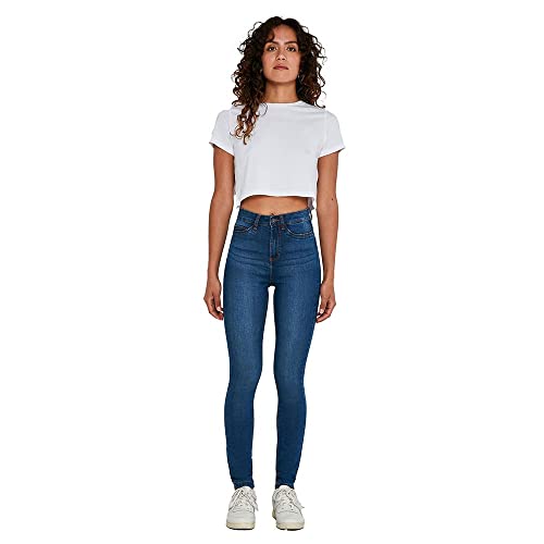 Noisy may Skinny Fit Jeans High Waist Denim Pants Stretch Basic Hose NMCALLIE von Noisy may