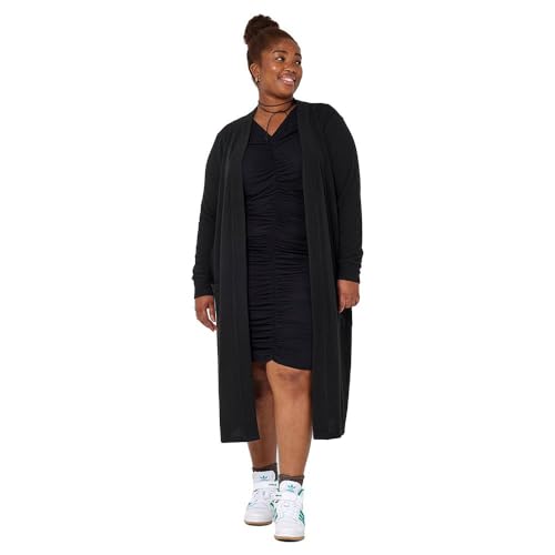 Noisy may Damen Nmcity L/S Long Cardigan Curve Noos, Schwarz, 48 Noisy may Damen Nmcity L/S Long Cardigan Curve Noos, Schwarz, 48 von Noisy may