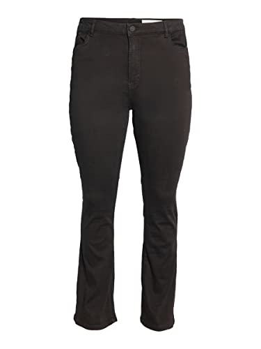 Noisy may Damen Nmsallie Hw Flr Vi023bl Curve Noos Jeans Stretch, Schwarz, 44W 32L EU von Noisy may