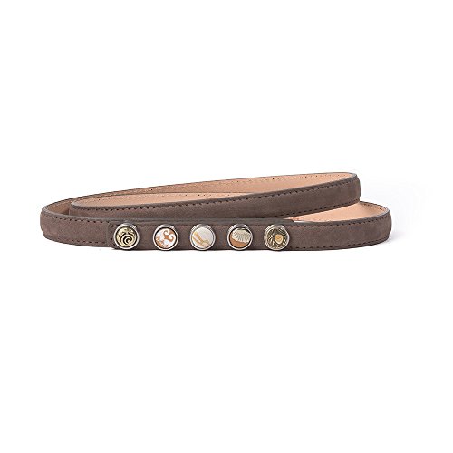 Noosa Gürtel Belt Petite Classic Skinny brown, Grösse:85 von Noosa