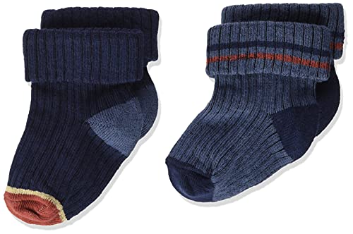 Noppies Baby Baby-Jungen B Socks Rustavi Babysocken, Black Iris-P554, 0M-3M von Noppies