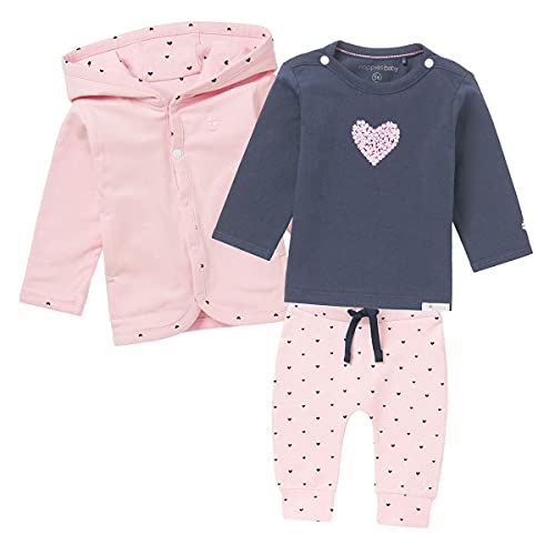 Noppies Baby Mädchen/Jungen/Unisex Cardigan Novi Strickjacke (Light Rose (3 Set), 68) von Noppies