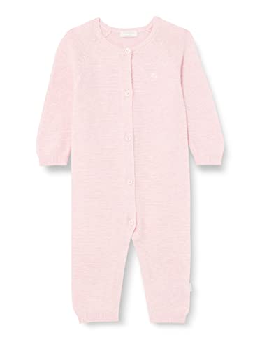 Noppies Baby Unisex Baby Playsuit Monrovia Long Sleeve Overalls, Light Rose Melange-P799, 56 von Noppies