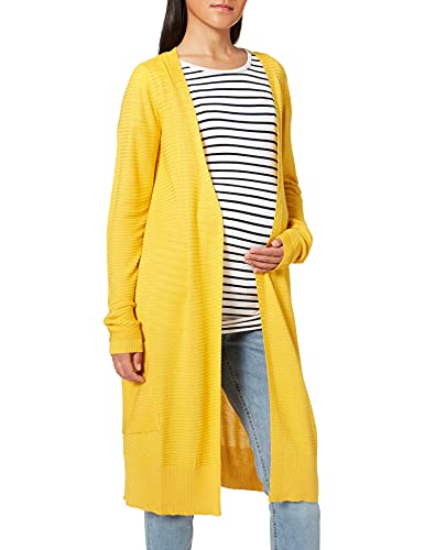 Noppies Damen Cardigan Knit ls Nova Umstandsstrickjacke, Gelb (Super Lemon P078), 34 (Herstellergröße: XS) von Noppies