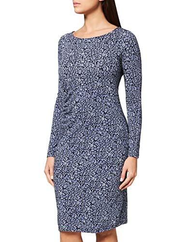 Noppies Damen Dress Ls AOP Aukje Kleid, Blau (Night Sky P277), 40 (Herstellergröße: L) von Noppies