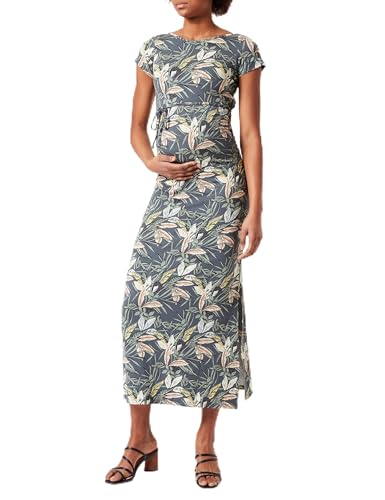 Noppies Maternity Damen Dress Short Sleeve Lafayette Kleid, Dark Slate-P558, M von Noppies