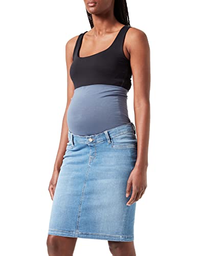 Noppies Maternity Damen Jeans Skirt Over The Belly Lena Rock, Light Aged Blue-P409, XS von Noppies