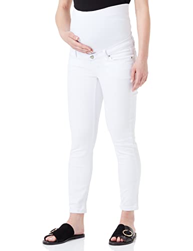 Noppies Slim Umstandsjeans Mila 7/8 - Farbe: Optical White - Größe: 27 von Noppies