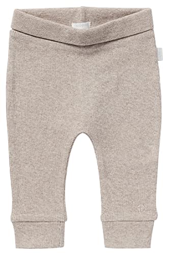 Noppies Unisex Baby U bukser Comfort Rib Naura Hose, Taupe Melange - P757, 62 EU von Noppies