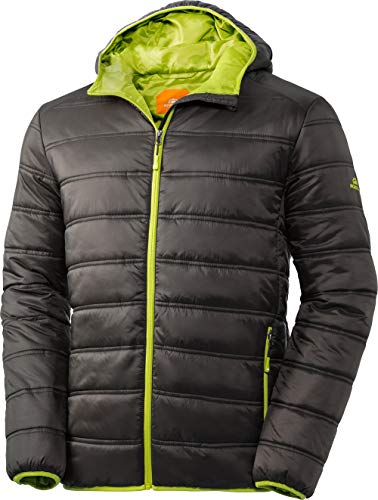 NORDCAP Herren Stepp-Jacke in Daunenoptik, Outdoorjacke, tolle Übergangs- & Winterjacke, 100% Wattierung, Anthrazit, XL von NORDCAP