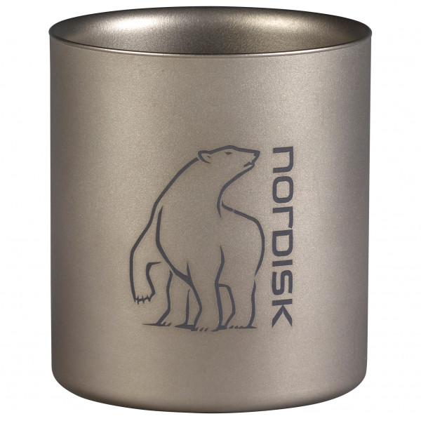 Nordisk - Titanium Mug Double-Wall - Becher Gr 220 ml;450 ml grau von Nordisk