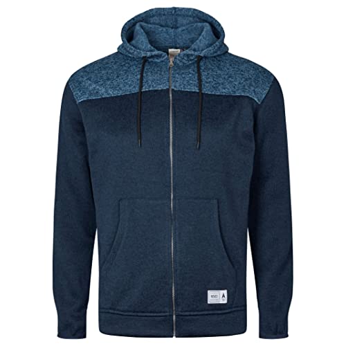 Strick Fleecejacke von North 56 Denim in XXL Größen, blau, Größe:8XL von North 56Denim