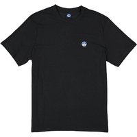 NORTH SAILS Herren T-Shirt schwarz Baumwolle von North Sails