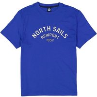 NORTH SAILS Herren T-Shirt blau Baumwolle von North Sails