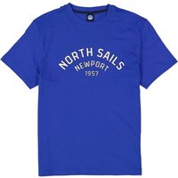 NORTH SAILS Herren T-Shirt blau Baumwolle von North Sails