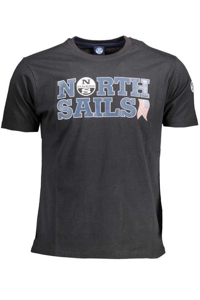 North Sails Rundhalsshirt North Sails Herren T-Shirt Sweatshirt mit Rundhalsausschnitt, kurzarm von North Sails