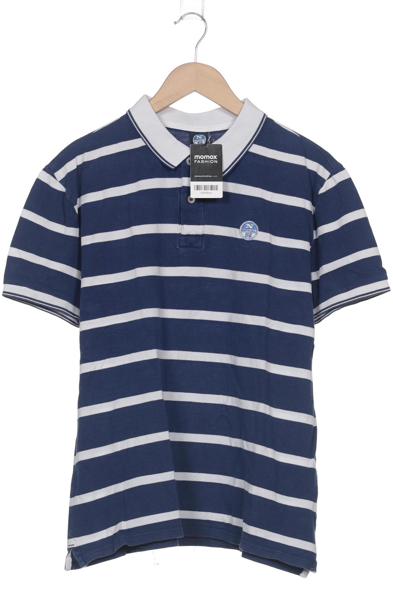 north sails Herren Poloshirt, blau, Gr. 54 von North Sails