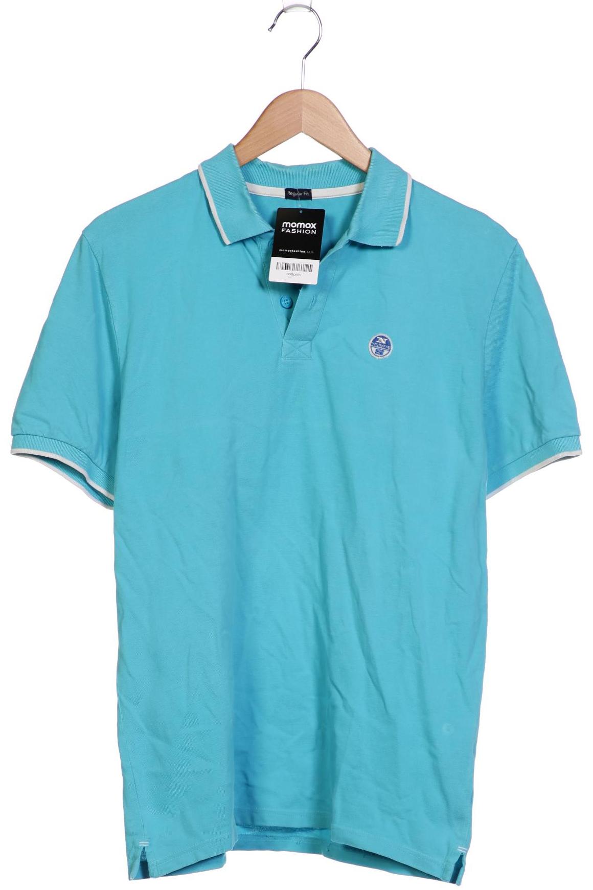 north sails Herren Poloshirt, blau, Gr. 48 von North Sails