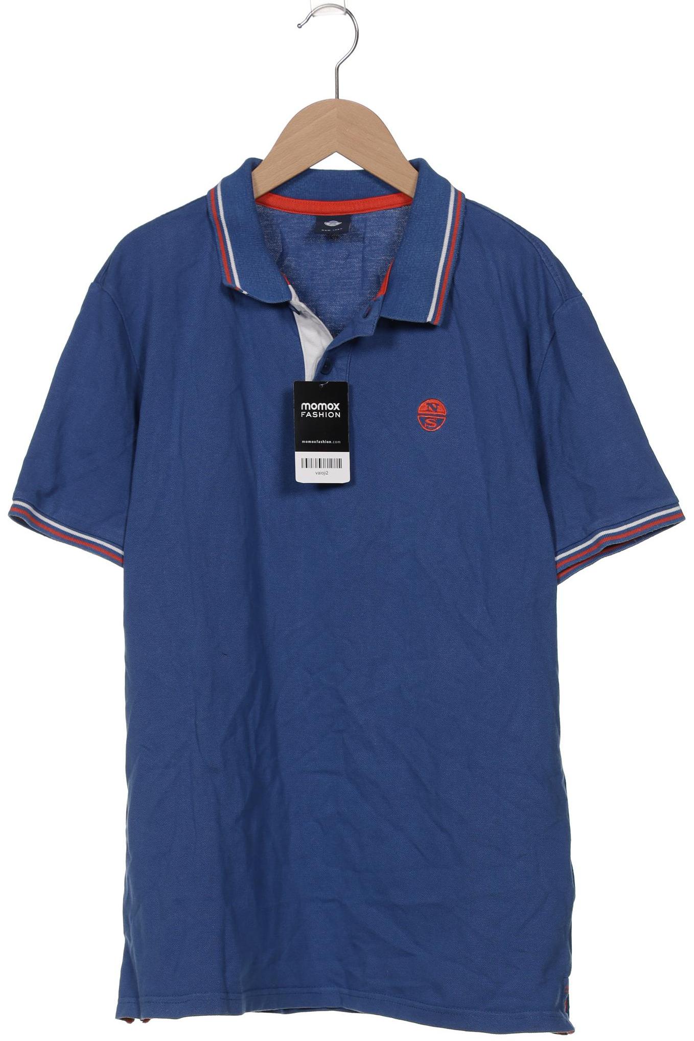 north sails Herren Poloshirt, blau, Gr. 48 von North Sails