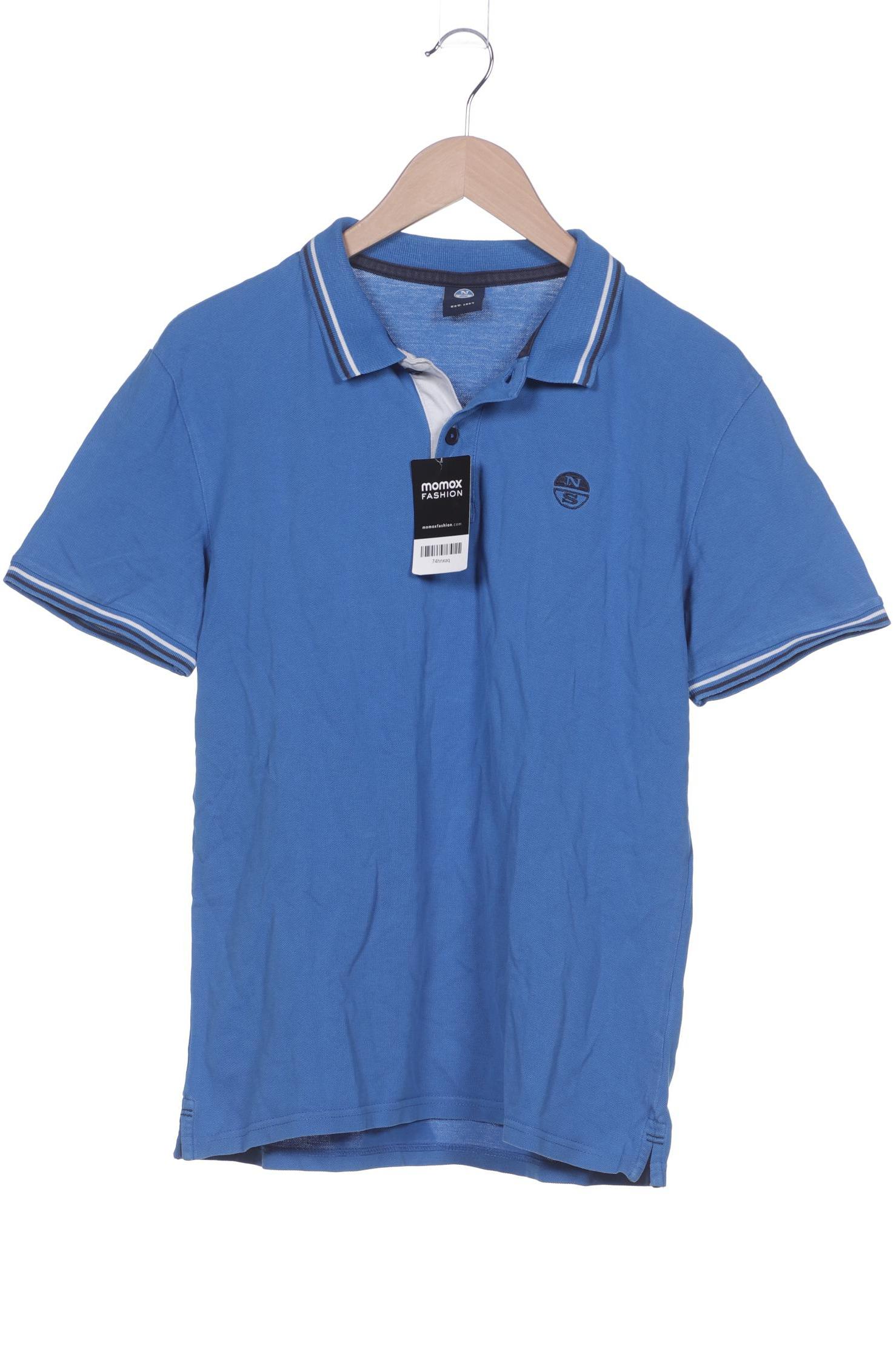 north sails Herren Poloshirt, blau, Gr. 48 von North Sails