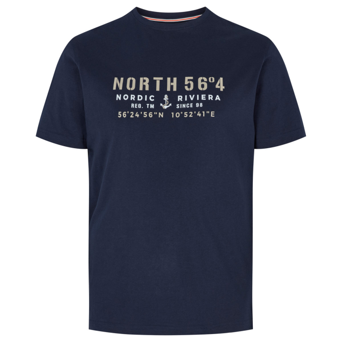 North T-Shirt mit Print von North