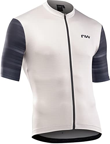 Northwave Origin Fahrrad Trikot kurz Light grau/schwarz 2023: Größe: S (46) von Northwave