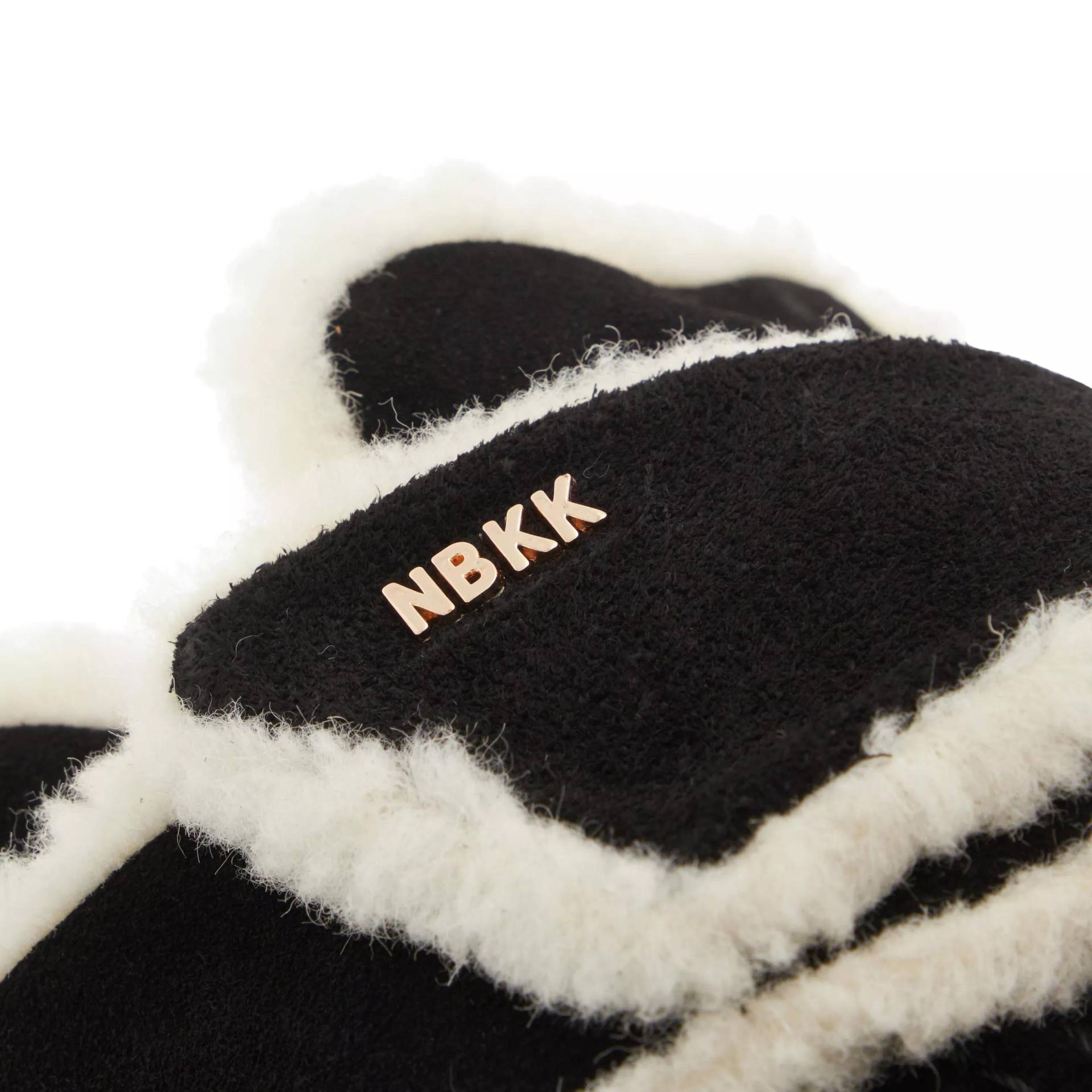 Nubikk Slipper & Pantoletten - Teddy Fur (L) - Gr. 36 (EU) - in Schwarz - für Damen von Nubikk