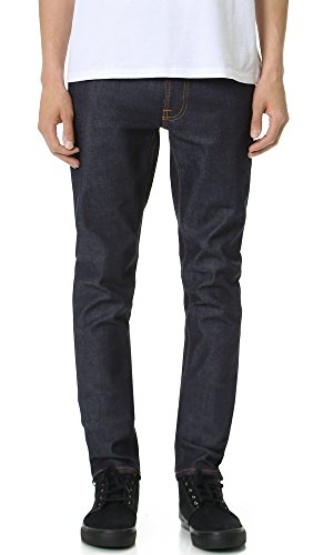 NUDIE JEANS Herren Slim Fit Slim Jeans Lean Dean, Blu (Dry 16 Dips), W32/L30 von Nudie Jeans