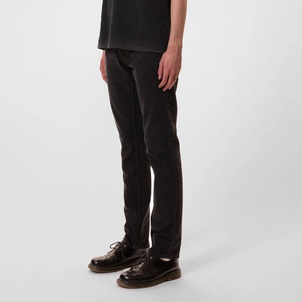 Nudie Jeans Grim Tim - Matte Black OD von Nudie Jeans