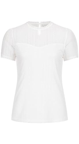 Nübler Trachtenbluse Damen - Kurzarm, mit Spitze verzierte Bluse - Moderne bayerische Tracht, Nadine in Weiß, Größe:52 Nübler Trachtenbluse Damen - Kurzarm, mit Spitze verzierte Bluse - Moderne bayerische Tracht, Nadine in Weiß, Größe:52 von Nübler