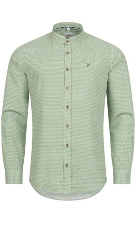 Nübler Trachtenhemd Herren - Langarm Hemden im Landhausstil, Regular Fit mit Ärmeln zum Hochkrempeln - Moderne bayrische Tracht, Piet Grün, Größe:M Nübler Trachtenhemd Herren - Langarm Hemden im Landhausstil, Regular Fit mit Ärmeln zum Hochkrempeln - Moderne bayrische Tracht, Piet Grün, Größe:M von Nübler