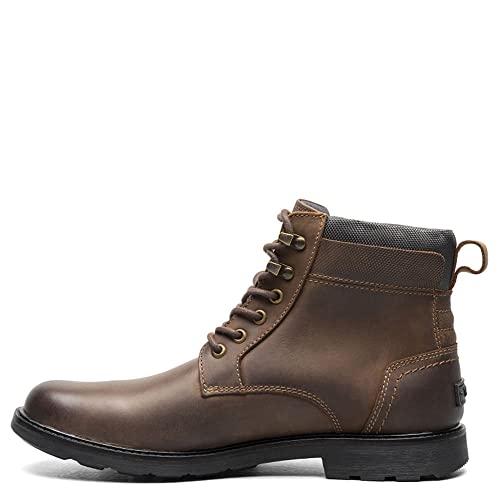 Nunn Bush Herren 1912 Chukka Lace Leather Boot mit Scotchguard Defender, Braun, 46 EU von Nunn Bush