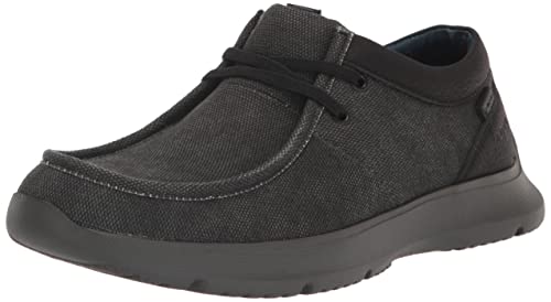 Nunn Bush Herren Bushwacker Mokassin Toe Slip-on Canvas Loafer Leichter Freizeitschuh, Schwarz, 40 EU von Nunn Bush