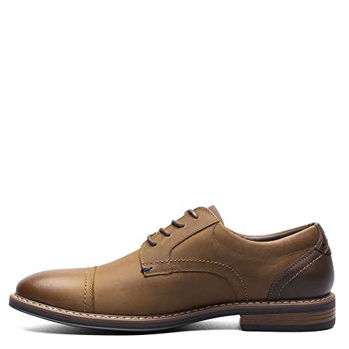 Nunn Bush Herren Centro Flex Cap Toe Oxford, Braun Crazy Horse, 47 EU von Nunn Bush