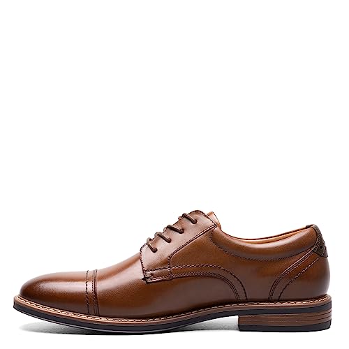 Nunn Bush Herren Centro Flex Cap Toe Oxford, Cognac, 47 EU von Nunn Bush