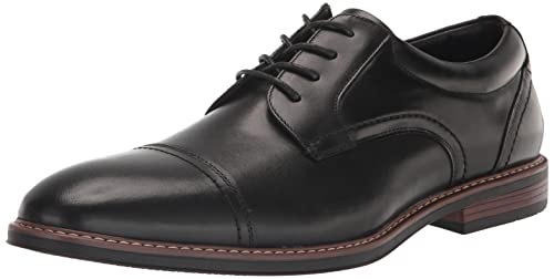 Nunn Bush Herren Centro Flex Cap Toe Oxford, Schwarz, 43 EU von Nunn Bush