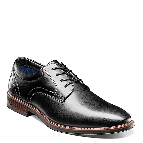 Nunn Bush Herren Centro Flex Plain Toe Oxford, Schwarz, 9 Wide von Nunn Bush