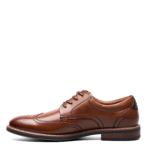 Nunn Bush Herren Centro Flex Wingtip Oxford, Cognac, 40 EU von Nunn Bush