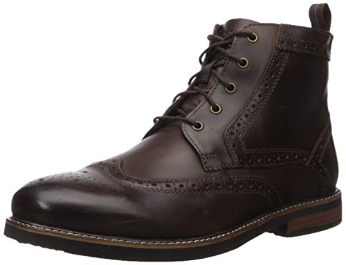 Nunn Bush Herren Odell Wingtip Chukka Boot with KORE Technology Pferdeschuh, Braun Crazy Horse, 44 EU von Nunn Bush