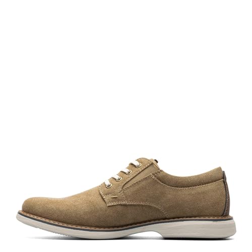 Nunn Bush Herren Otto Canvas Plain Toe Oxford, Khaki, 47 EU von Nunn Bush