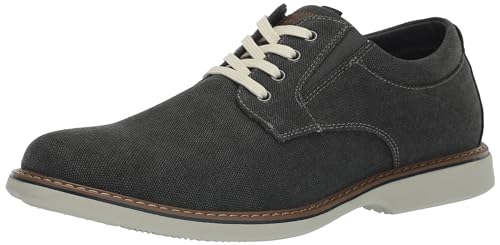 Nunn Bush Herren Otto Canvas Plain Toe Oxford, gunmetal, 39.5 EU von Nunn Bush