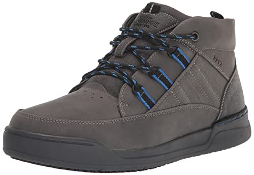 Nunn Bush Herren Tour Arbeit Sneaker Stiefel mit rutschfester Gummisohle Chukka Stiefel, Holzkohle, 41 EU von Nunn Bush