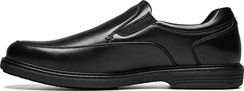 Nunn Bush Männer Wade Arbeit rutschfest Mokassins Fuß Slip-on Unmarkierte Sohle Loafer Food Service Schuhe, schwarzes, 41.5 EU Geni? von Nunn Bush