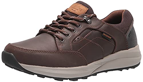 Nunn Bush Men's Excursion Waterproof Moccasin Toe Oxford Lace Up with KORE Comfort Technology, Brown Crazy Horse, 8 Wide von Nunn Bush