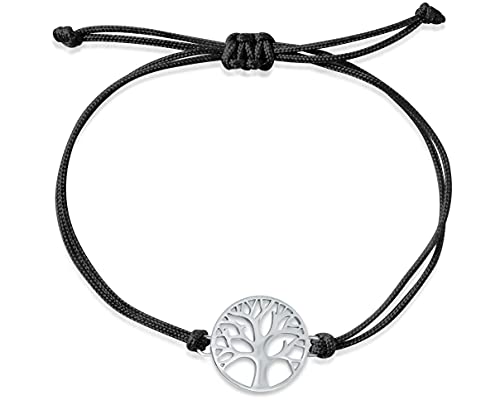 Nuoli® Lebensbaum Armband Damen Silber (verstellbar bis 20cm) Baum des Lebens Armband Frauen von Nuoli